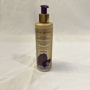 Pantene 7.6 Oz Gold Series Leave On Detangling Milk With Argan Oil 1 Pack